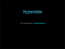 Tablet Screenshot of hyperdata.com